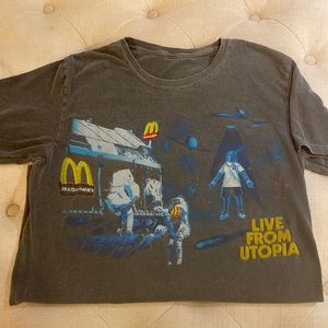 Travis Scott x McDonalds Live from Utopia Cactus Jack T Shirt